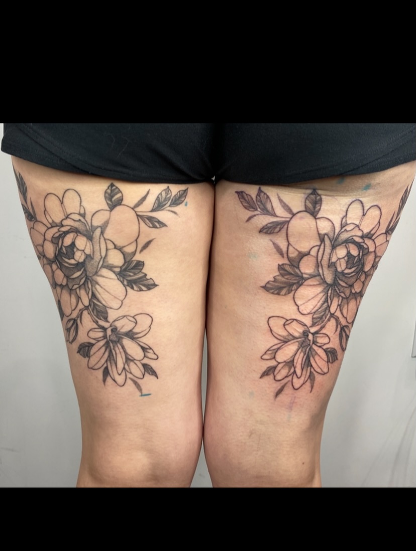 Tattoo by @krookedtattoos โ black_and_grey, fine_line