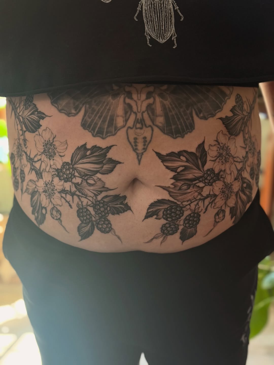 Tattoo by @bones.botany.tattoo — black_and_grey, realism