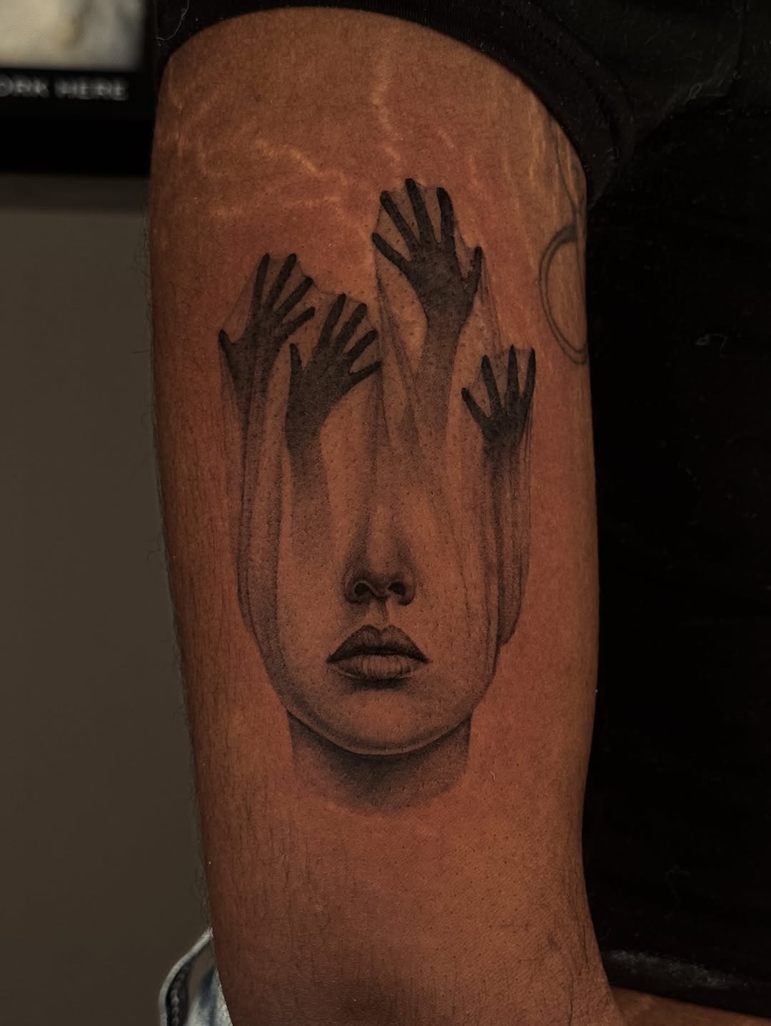 Tattoo by @hibakhantattoos — black_and_grey, realism
