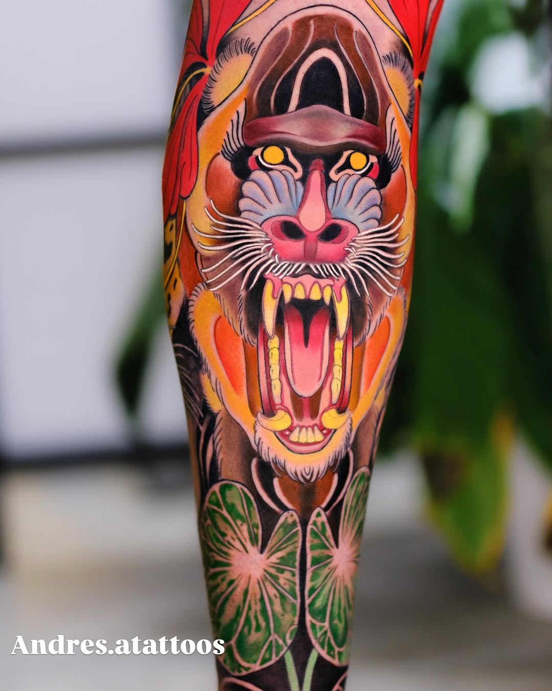 Tattoo by @andres.atattoos โ neo_traditional