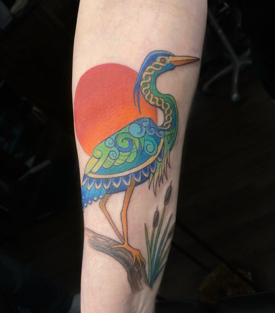 Tattoo by @tatcaviar — illustrative, ornamental