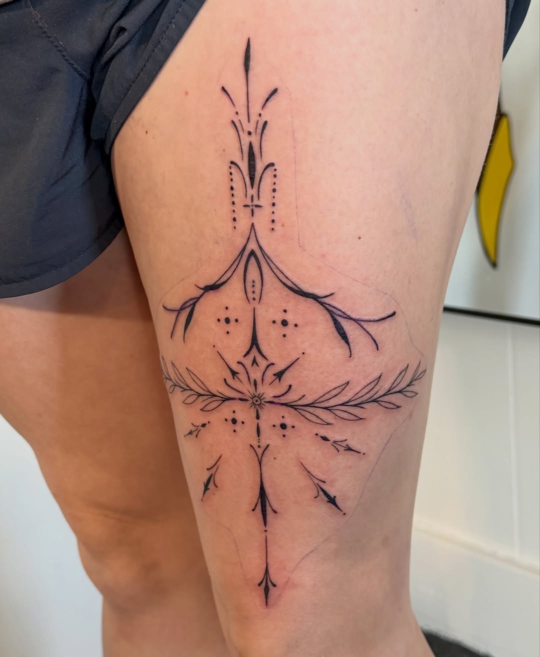 Tattoo by @veltattoos — fine_line, geometric
