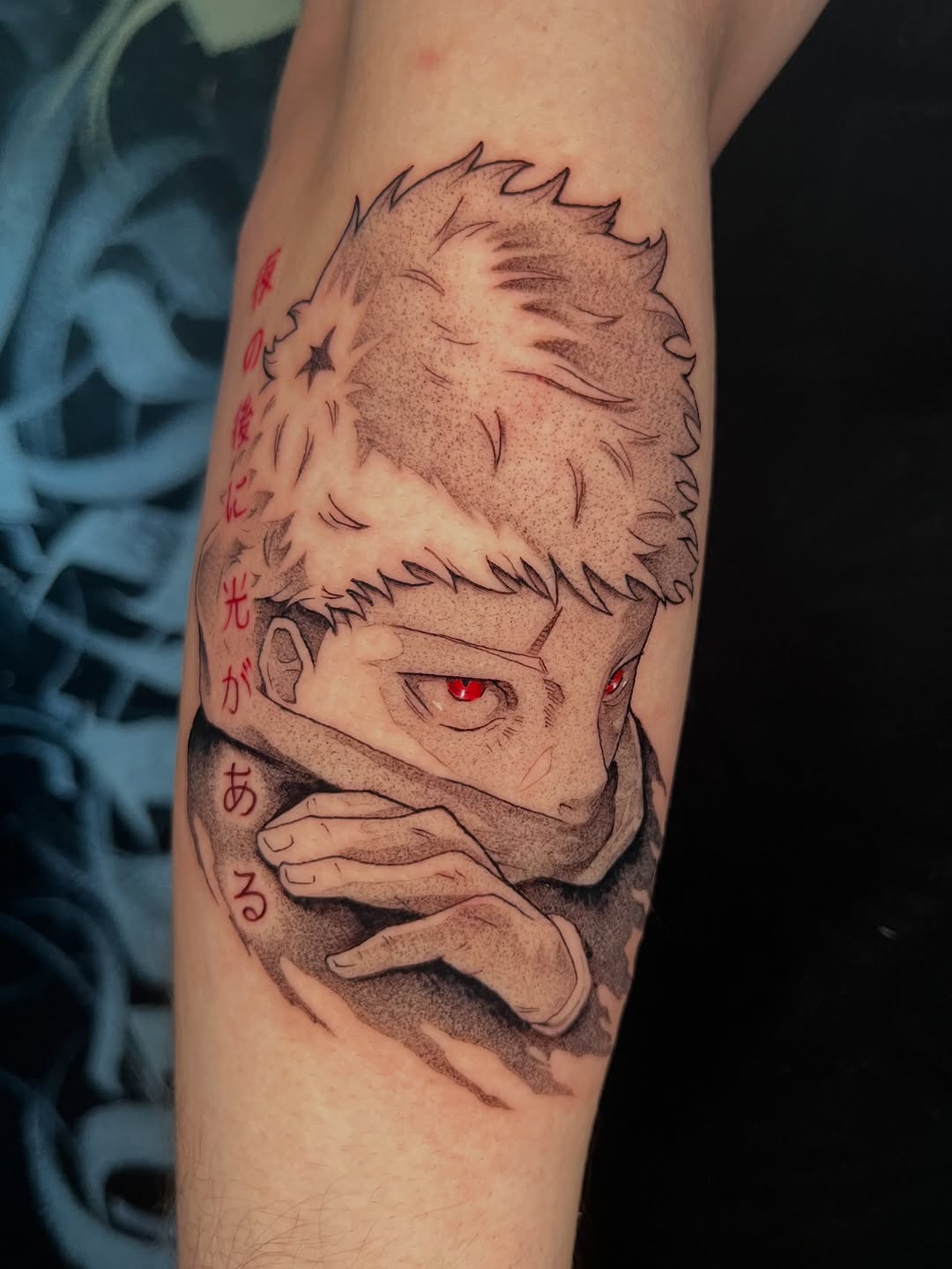 Tattoo by @oditattoos — illustrative, anime