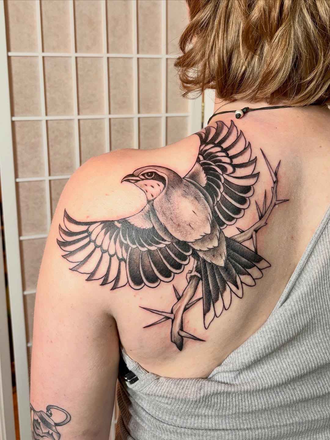 Tattoo by @leahleinani.tattoos — black_and_grey