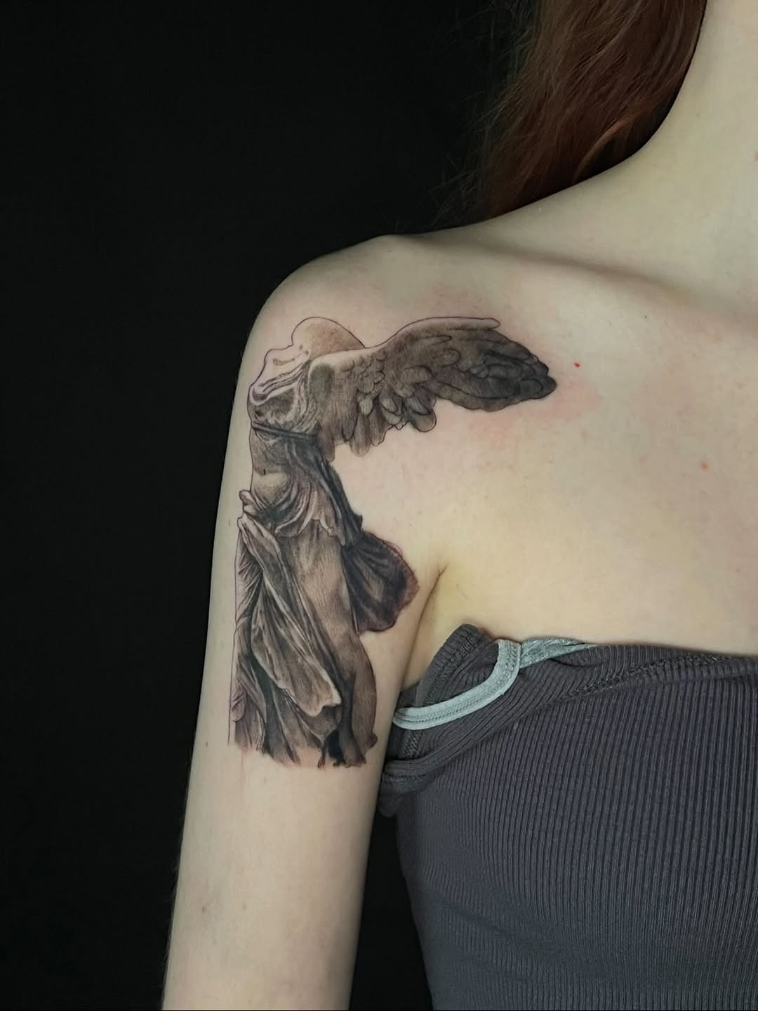Tattoo by @softnddirty — realism, black_and_grey