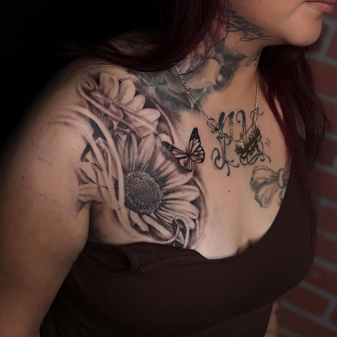 Tattoo by @jocelyntattoos โ realism, black_and_grey