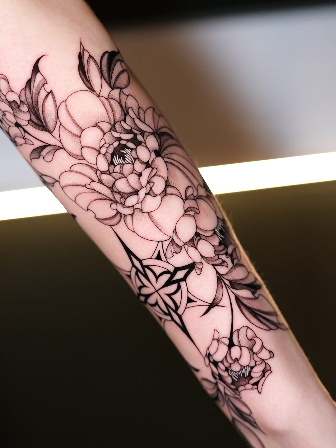 Tattoo by @ivy.k.tattoos โ black_and_grey