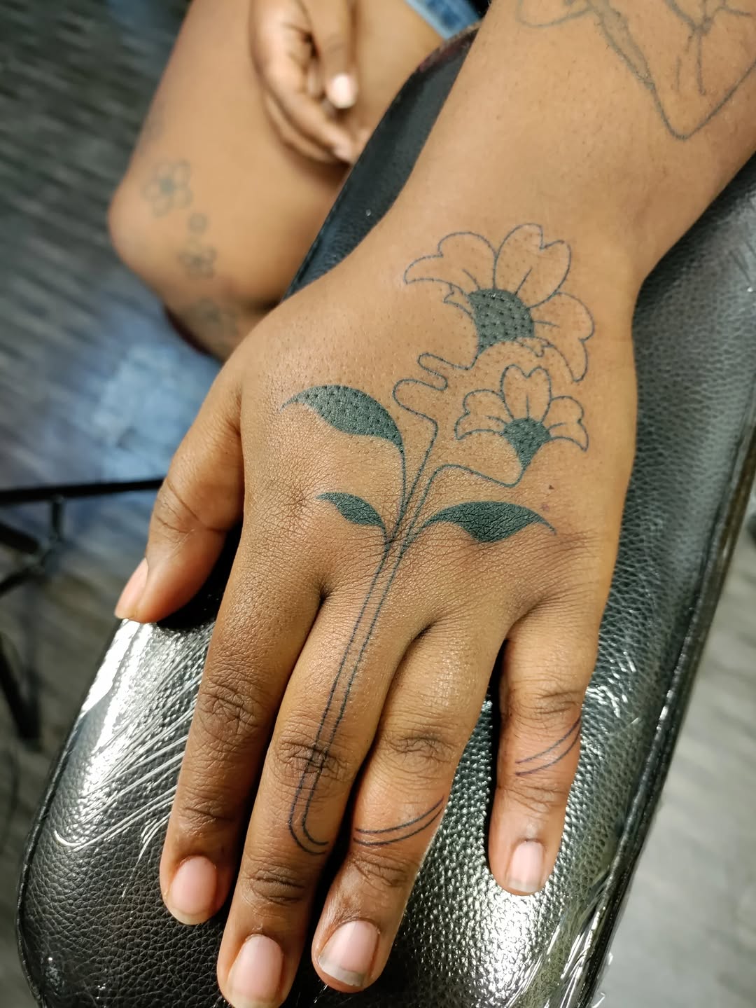 Tattoo by @harvest_moon_tattoos — fine_line, black_and_grey