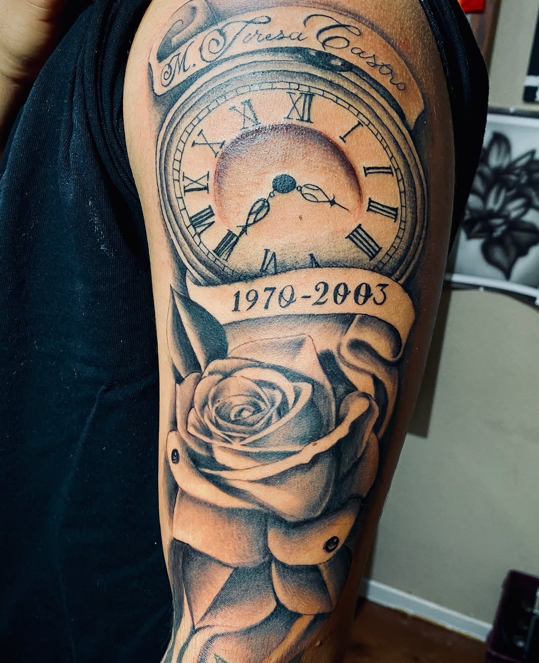 Tattoo by @_tattoosbynessa___ — realism, black_and_grey
