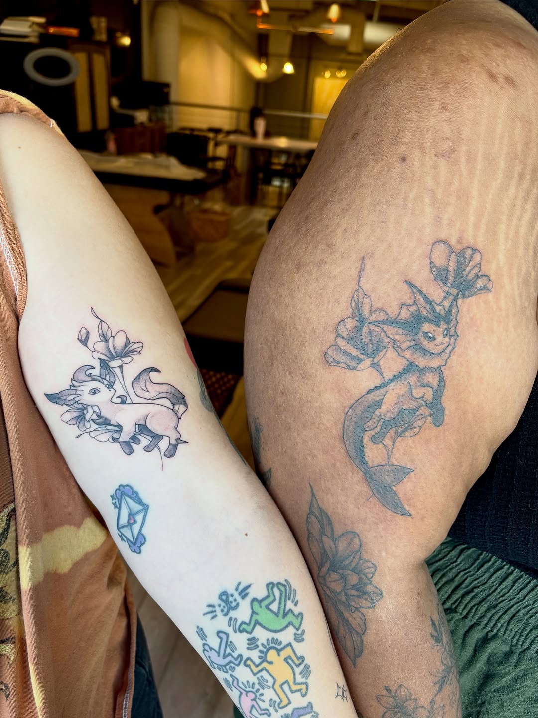 Tattoo by @tats_by_bcatt — illustrative, anime