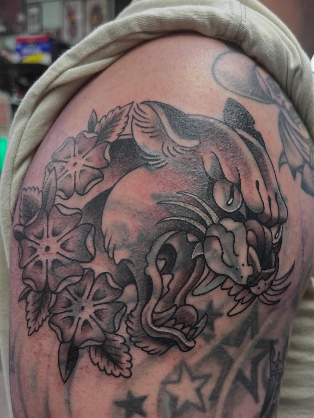 Tattoo by @leith_tattoo — american_traditional, black_and_grey