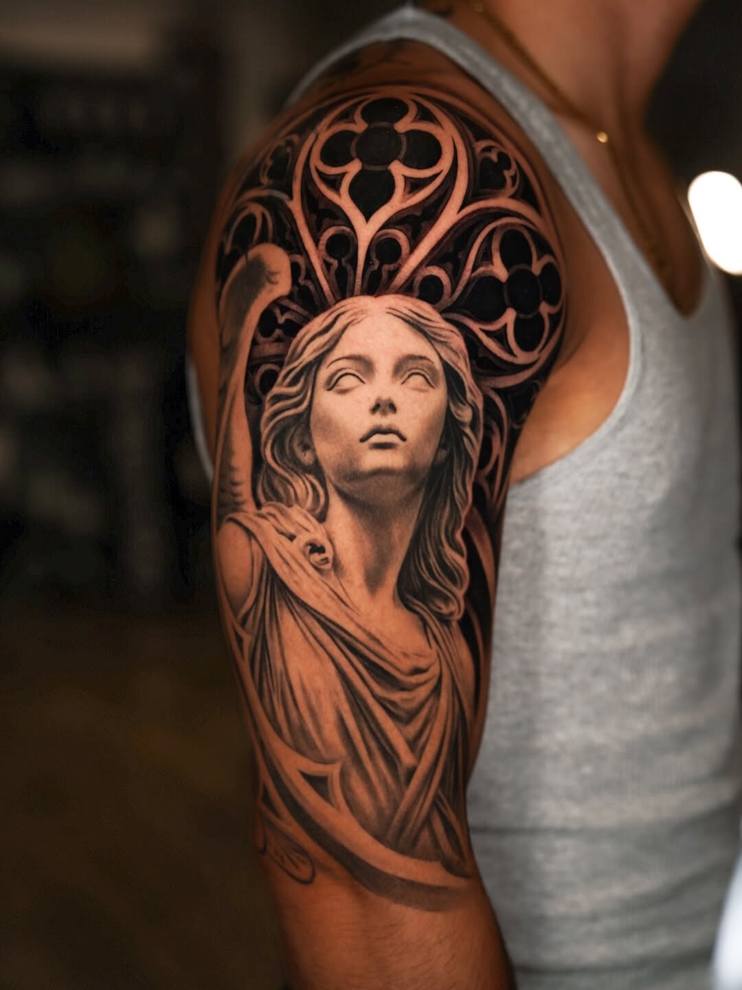 Tattoo by @coleworldtattoo — realism, black_and_grey