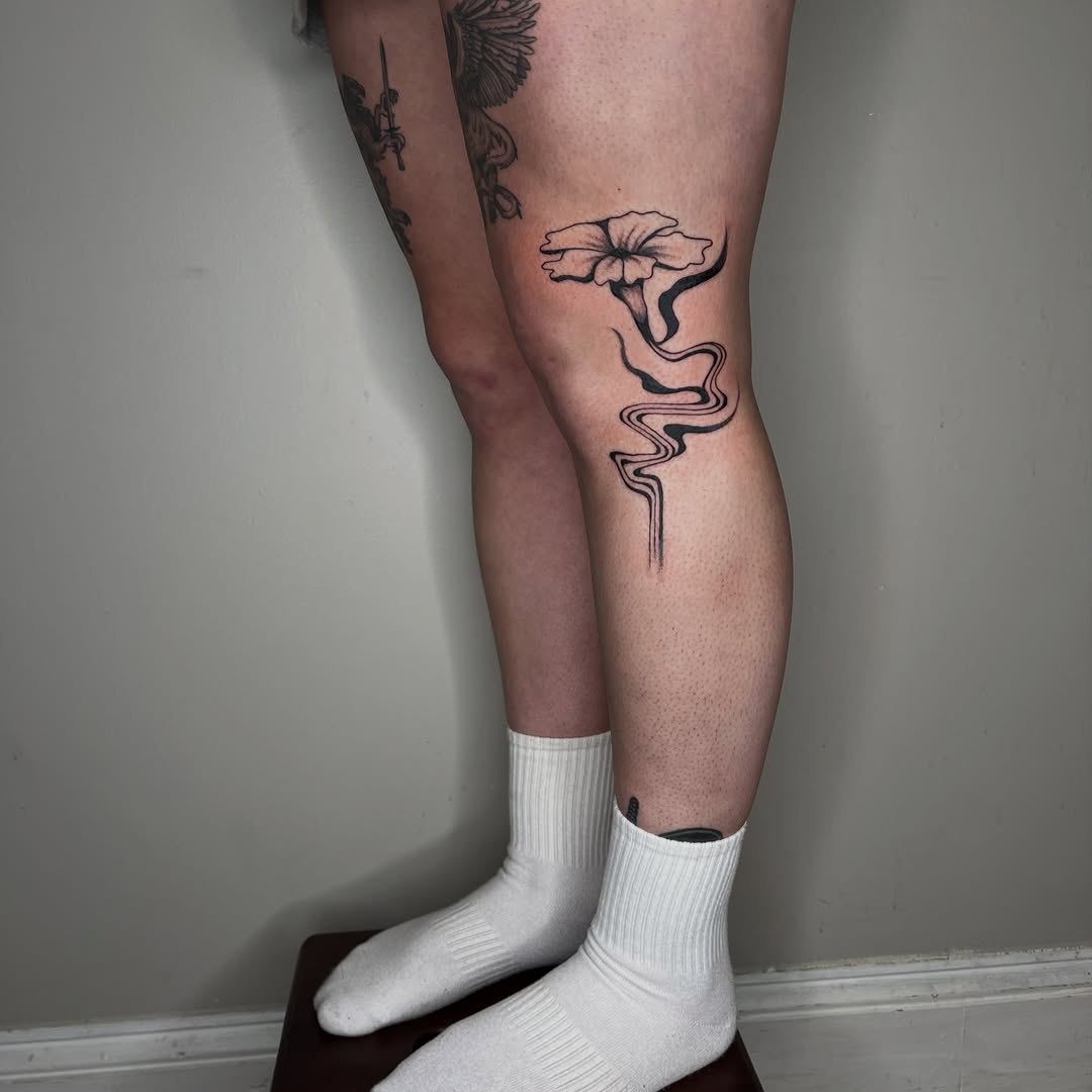 Tattoo by @lre_ink — illustrative, black_and_grey