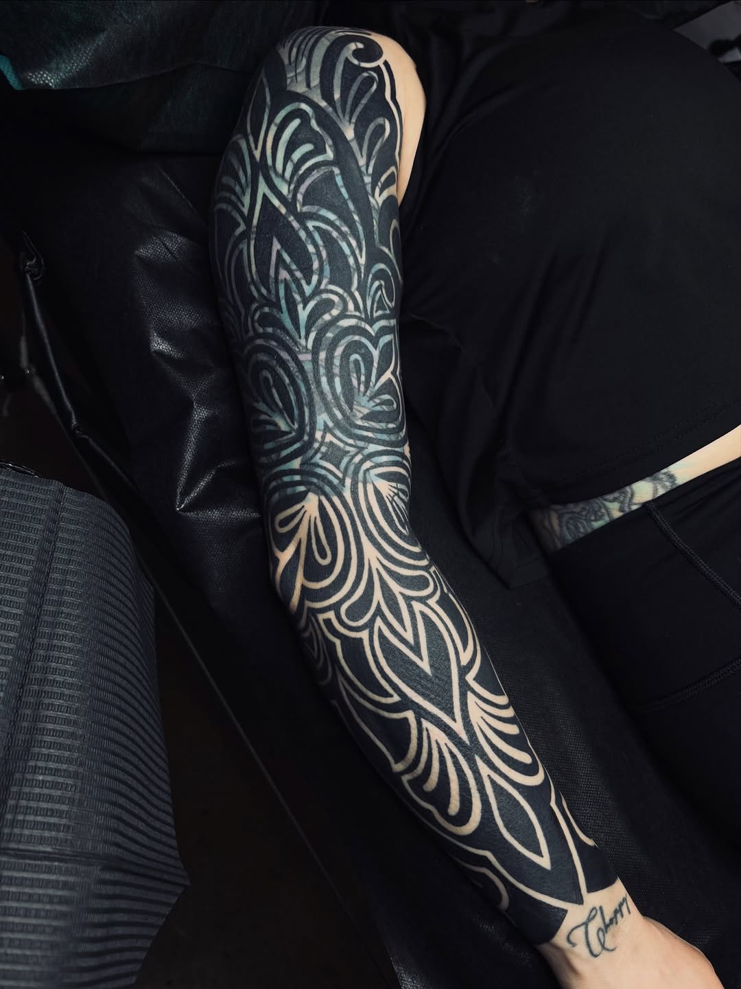 Tattoo by @kolbialexis — blackwork, ornamental