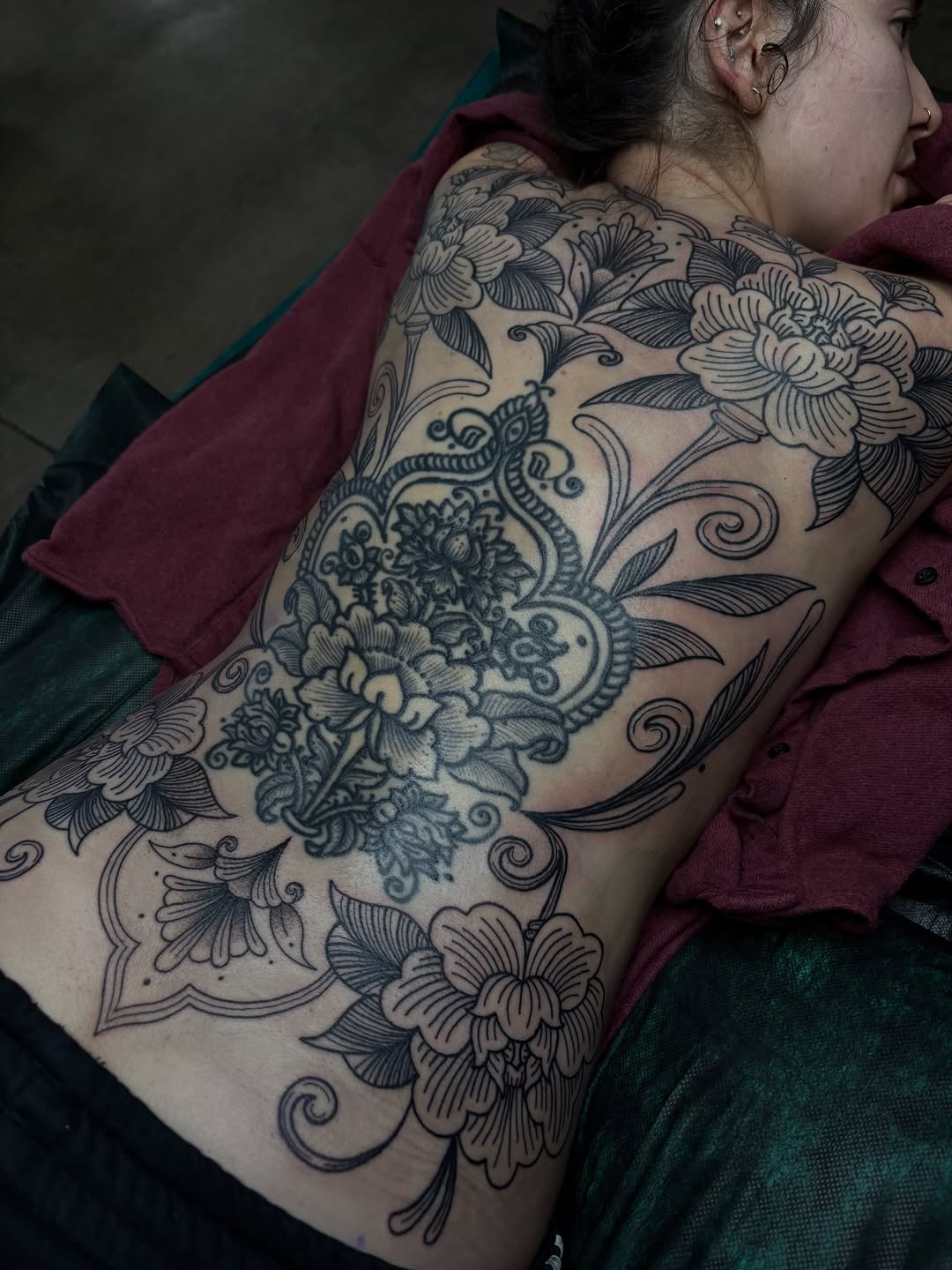 Tattoo by @kolbialexis — black_and_grey, ornamental