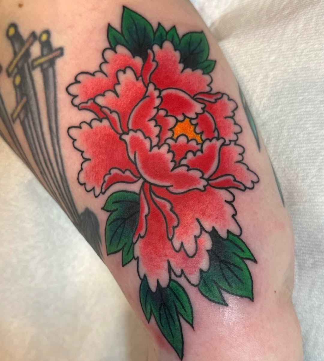 Tattoo by @danielskilltattoo — japanese_irezumi, american_traditional