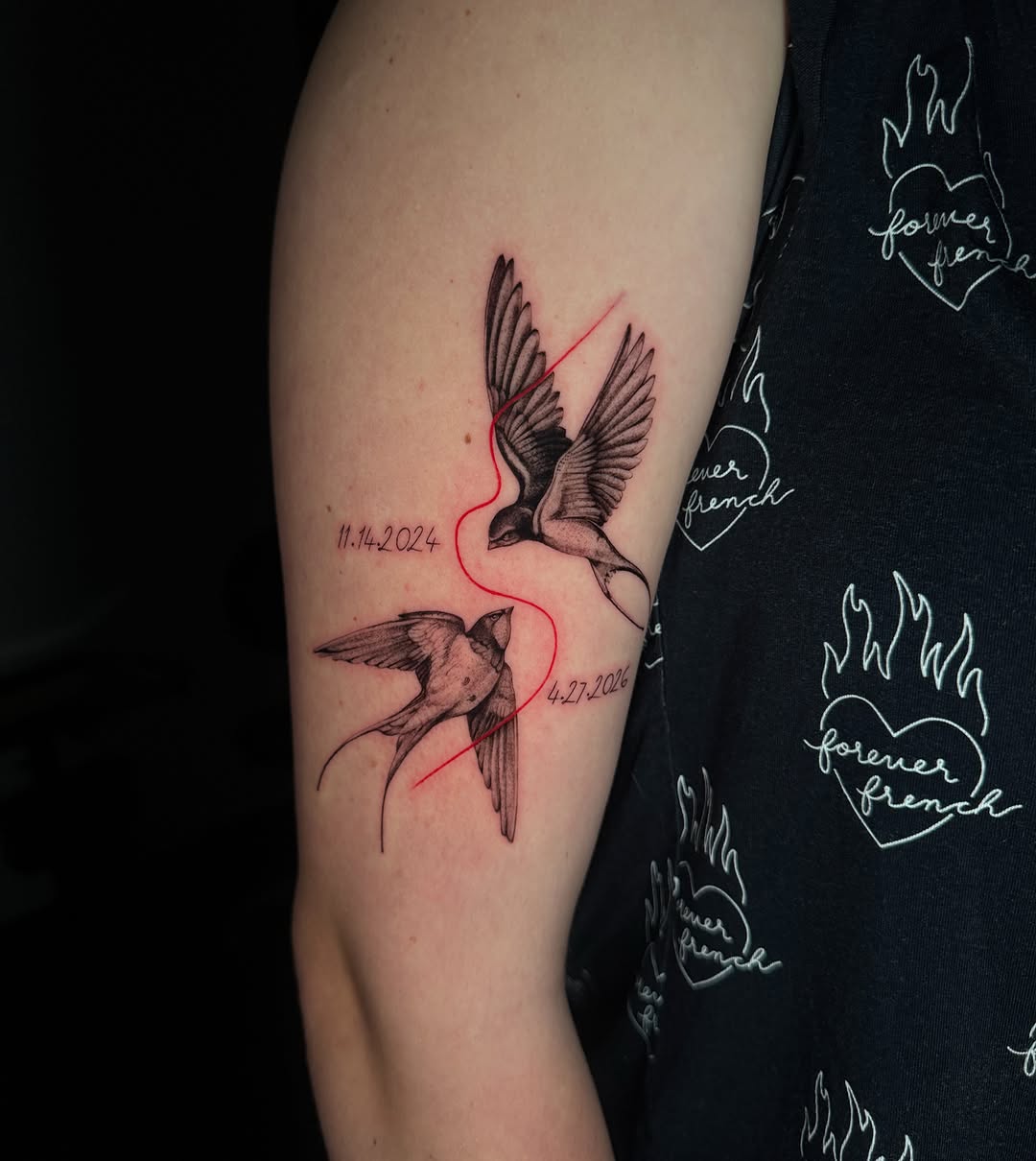 Tattoo by @ninnalopesart — fine_line, realism