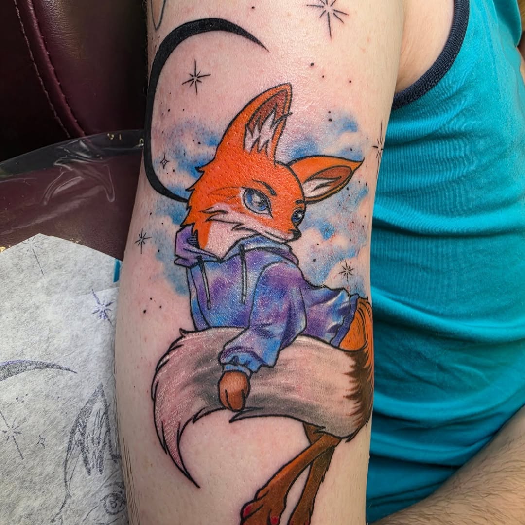 Tattoo by @shannongatesart — new_school, anime