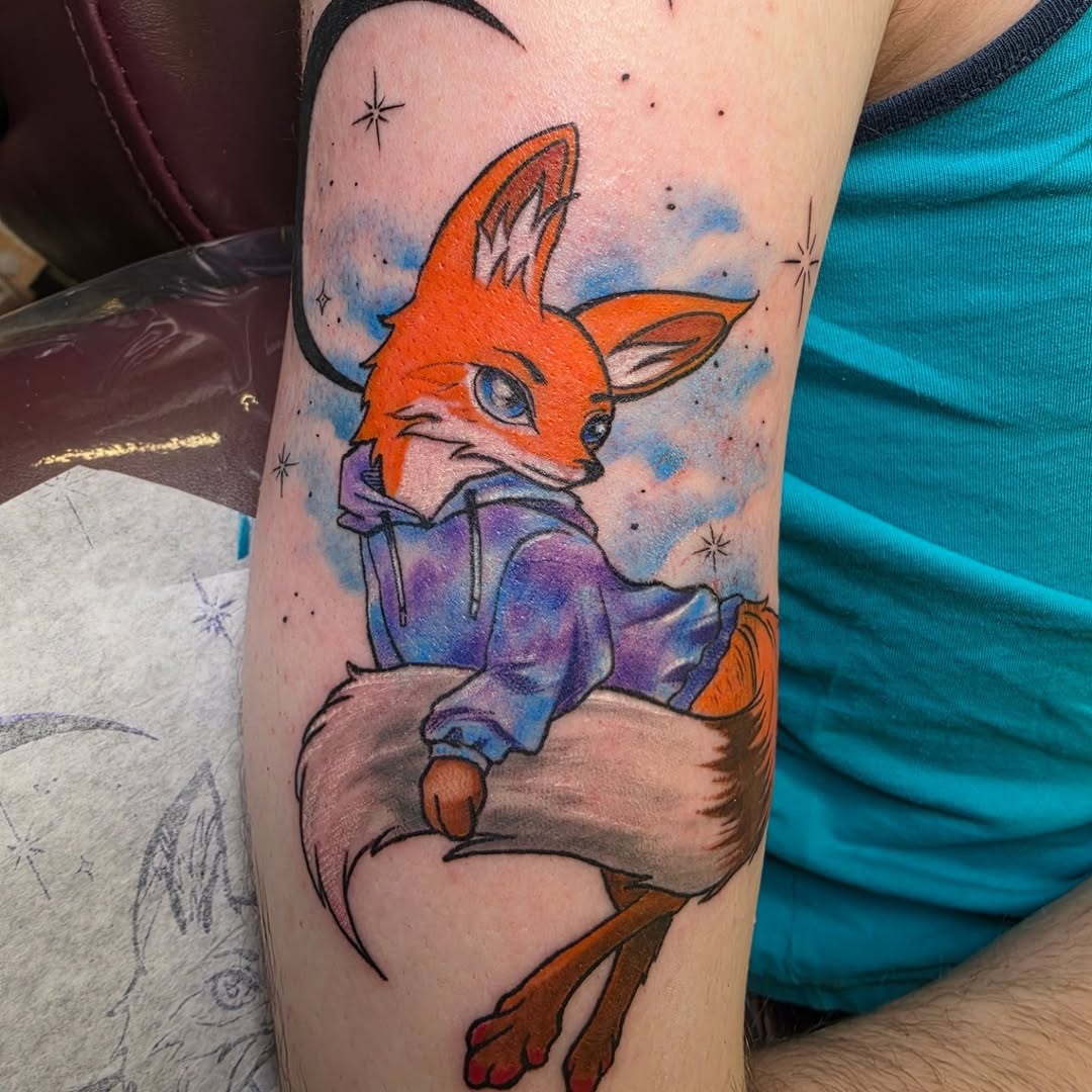 Tattoo by @shannongatesart — new_school, anime