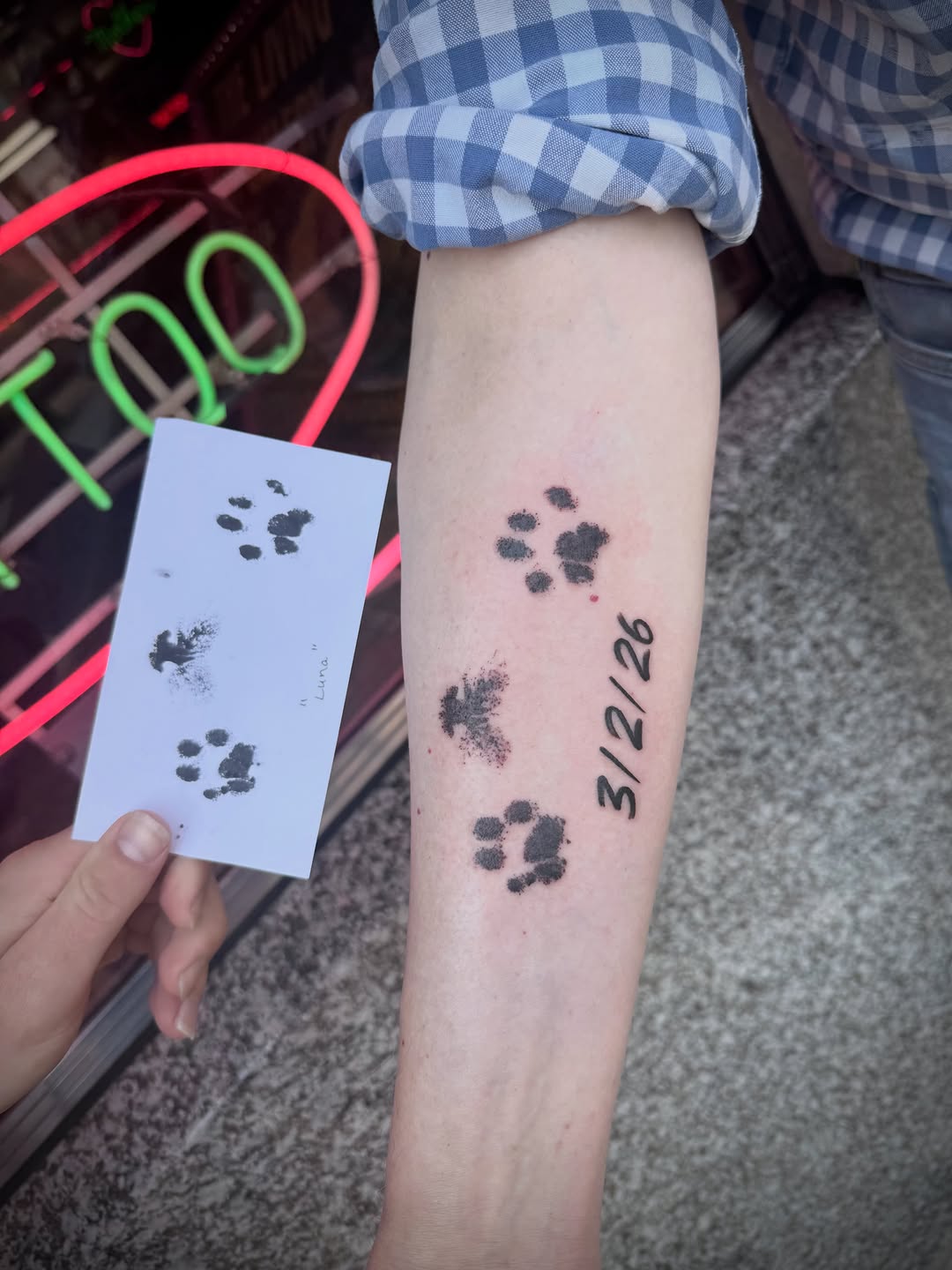 Tattoo by @tattoosby_kylie — lettering_script, blackwork