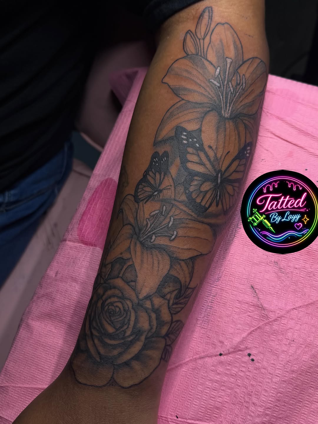 Tattoo by @tattedbylayy β black_and_grey, illustrative