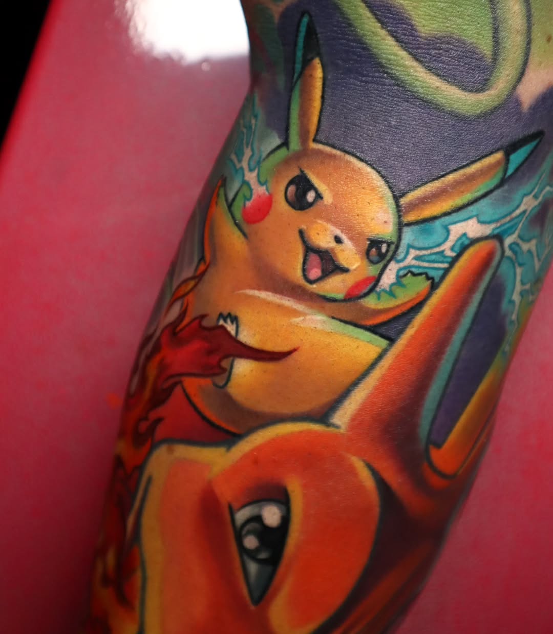 Tattoo by @jojo.mojo.tattoos — new_school, anime