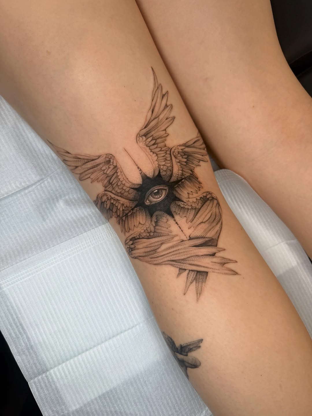 Tattoo by @studioweaverr — illustrative, black_and_grey