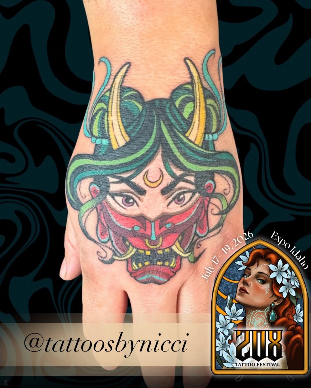 Tattoo by @tattoosbynicci — japanese_irezumi, neo_traditional