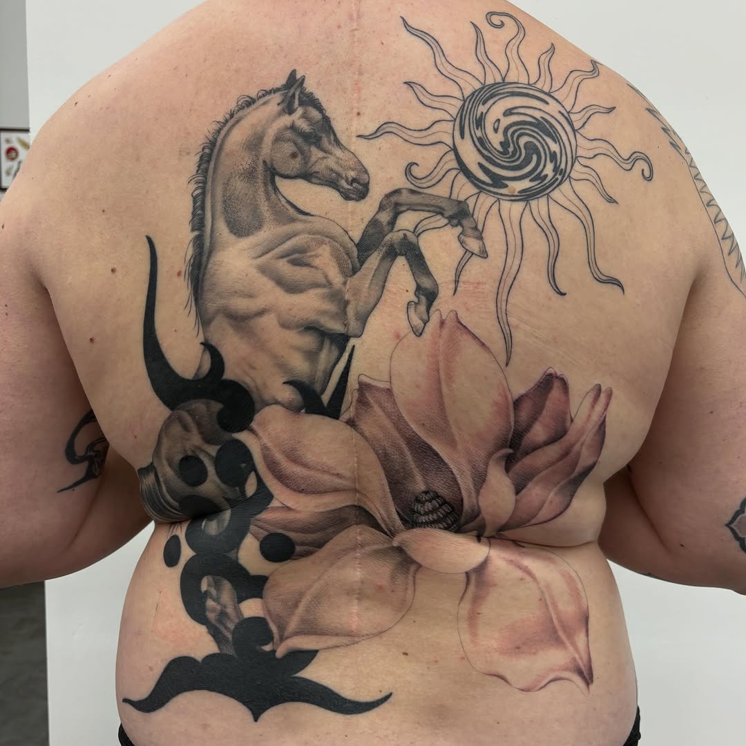 Tattoo by @slime.time.live — realism, black_and_grey