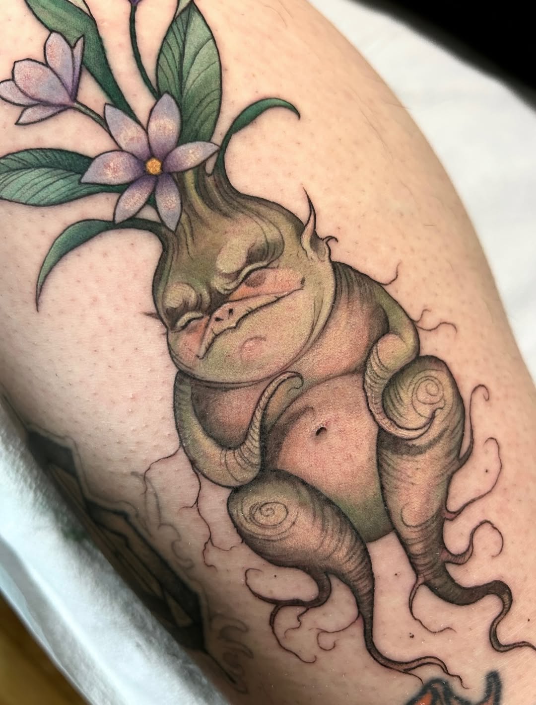 Tattoo by @katelynbraun.art — illustrative, realism