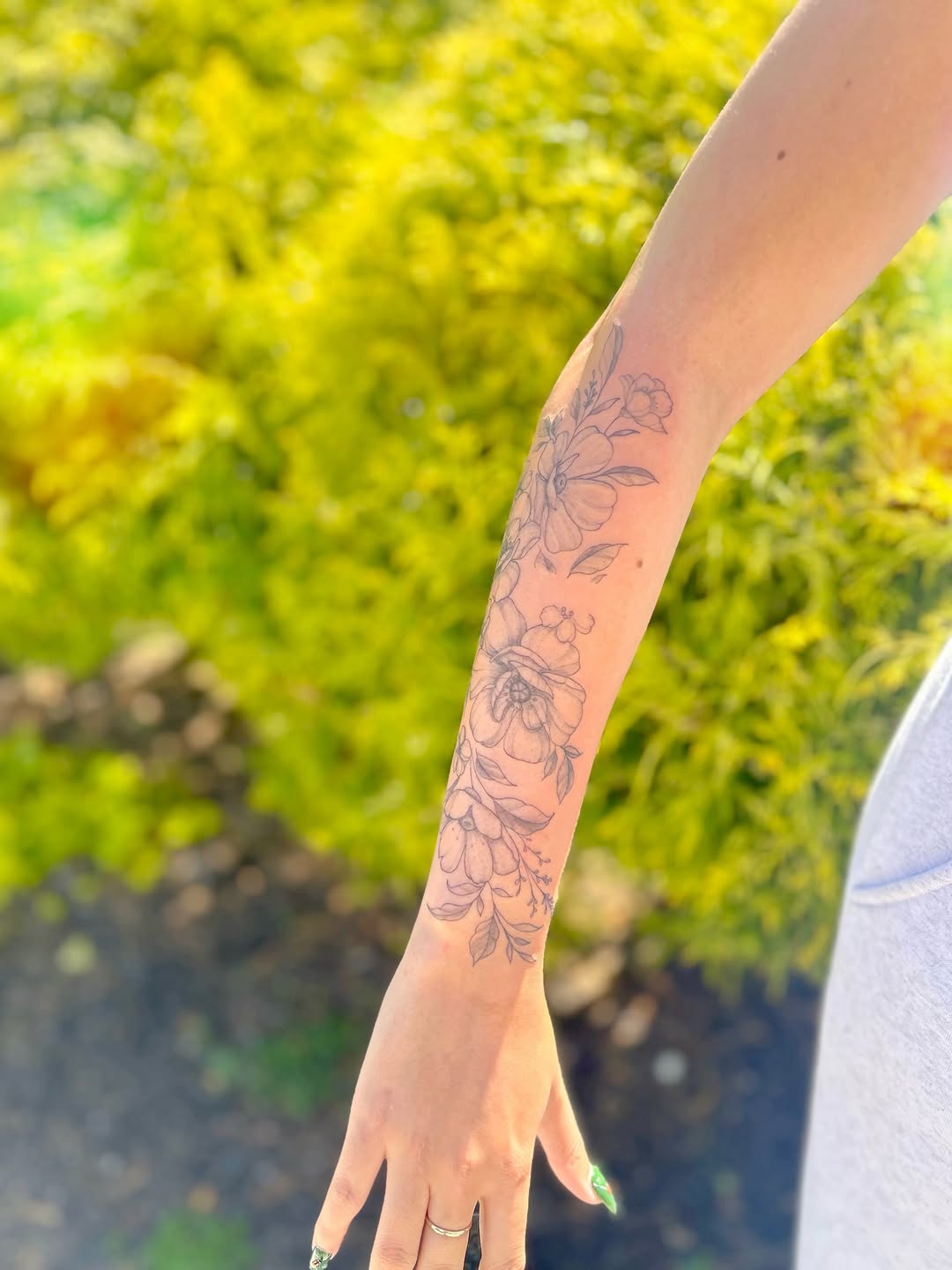 Tattoo by @alyxmakes.art — fine_line, illustrative