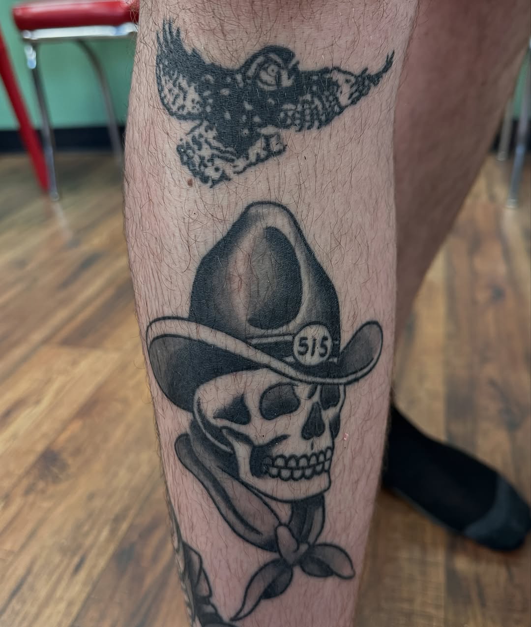 Tattoo by @kylesimmonstattoo — american_traditional, black_and_grey