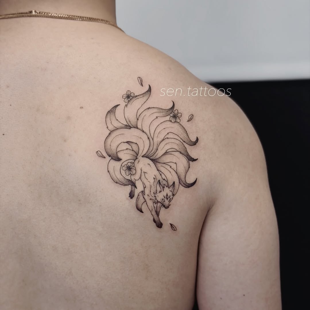 Tattoo by @sen.tattoos — black_and_grey
