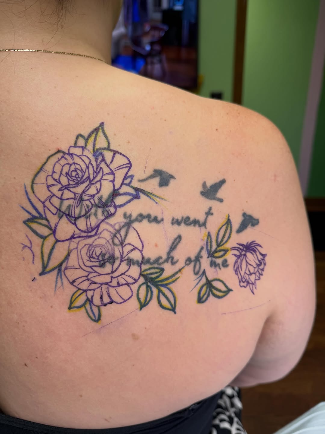 Tattoo by @tattoosbywoody — lettering_script, fine_line