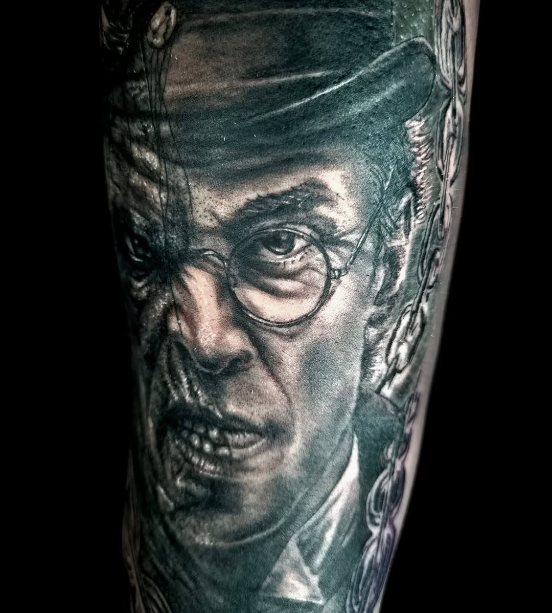 Tattoo by @spencer.tats — realism, dark_realism