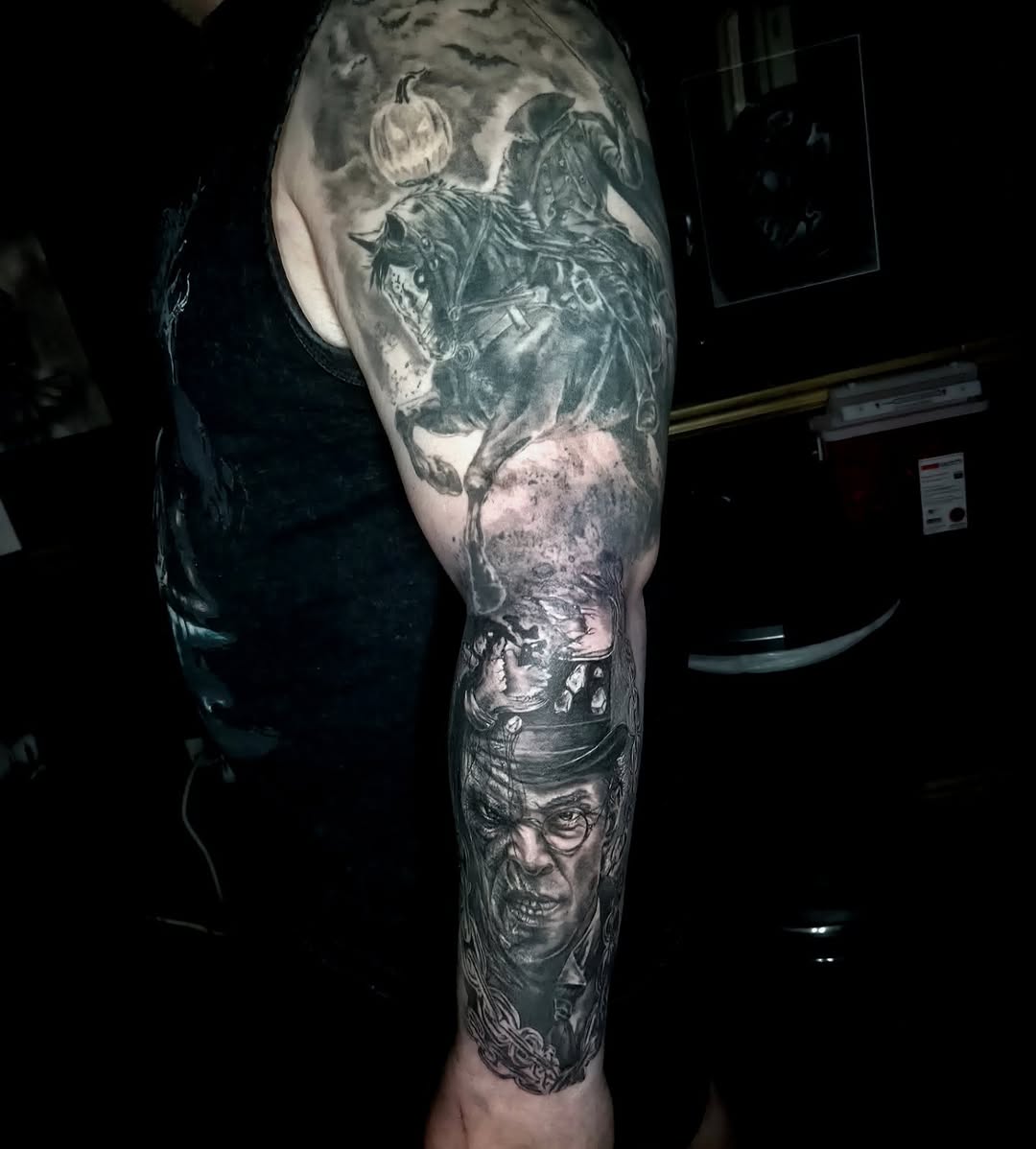 Tattoo by @spencer.tats — realism, dark_realism