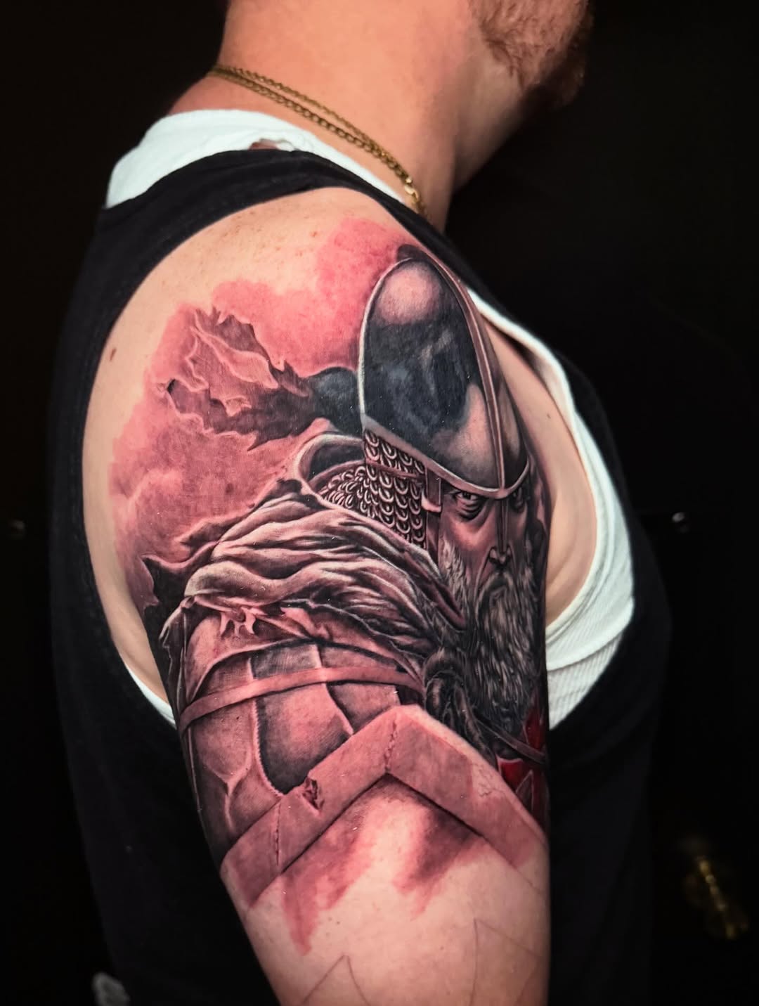 Tattoo by @abnormega_tattooartist — realism, black_and_grey