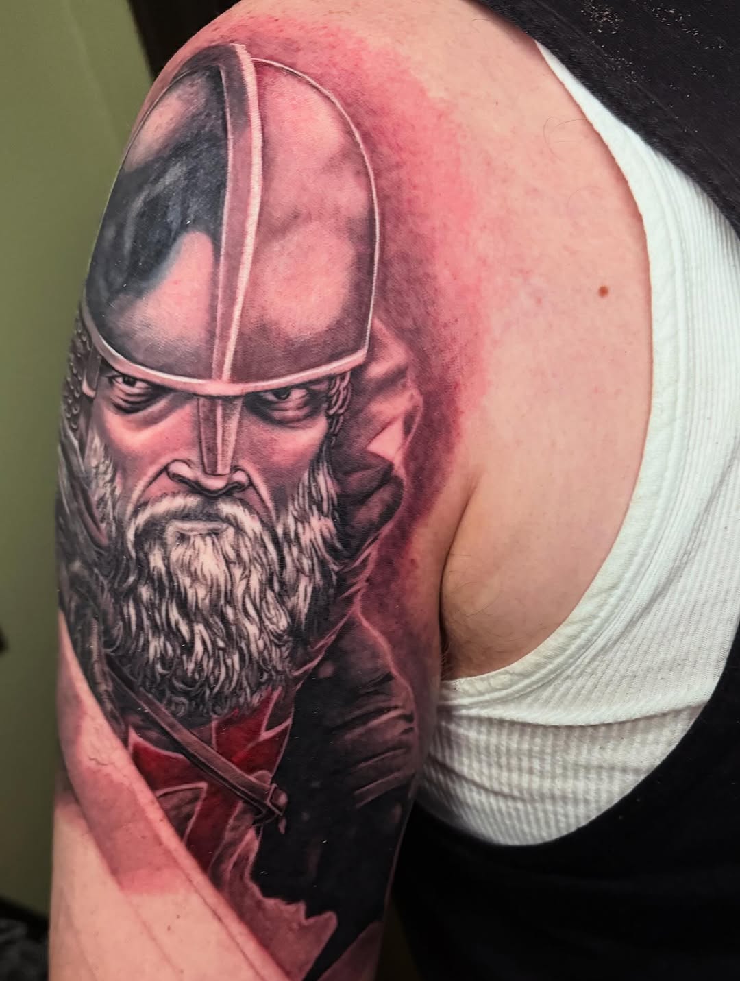 Tattoo by @abnormega_tattooartist — realism, black_and_grey