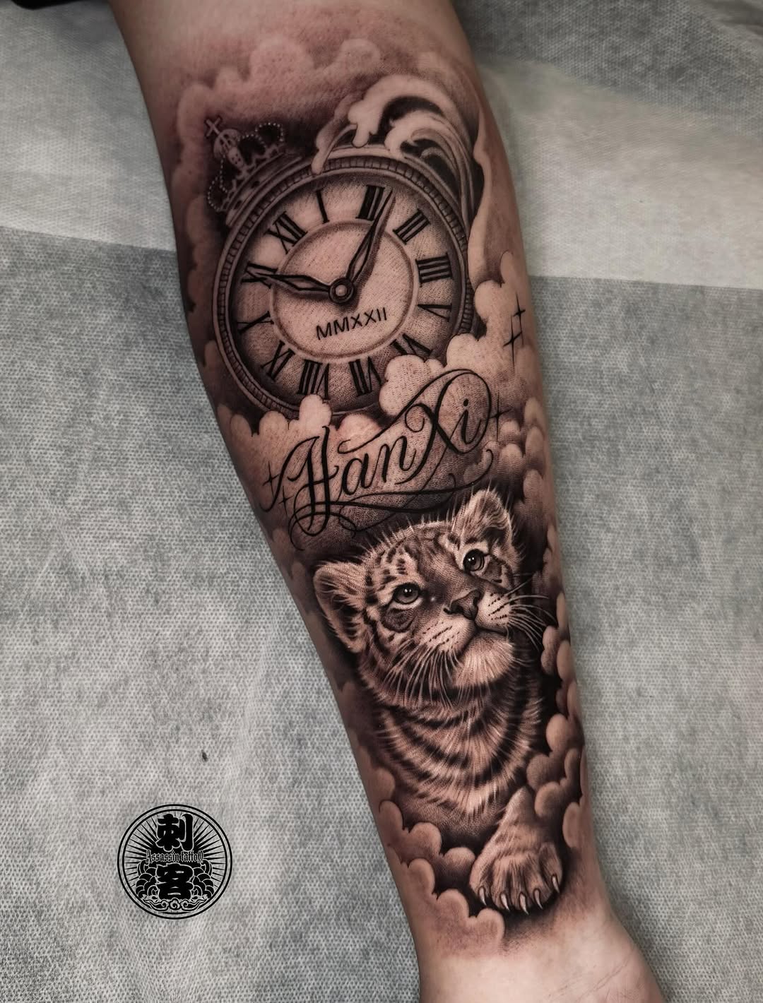 Tattoo by @duo123tattoo β realism, black_and_grey