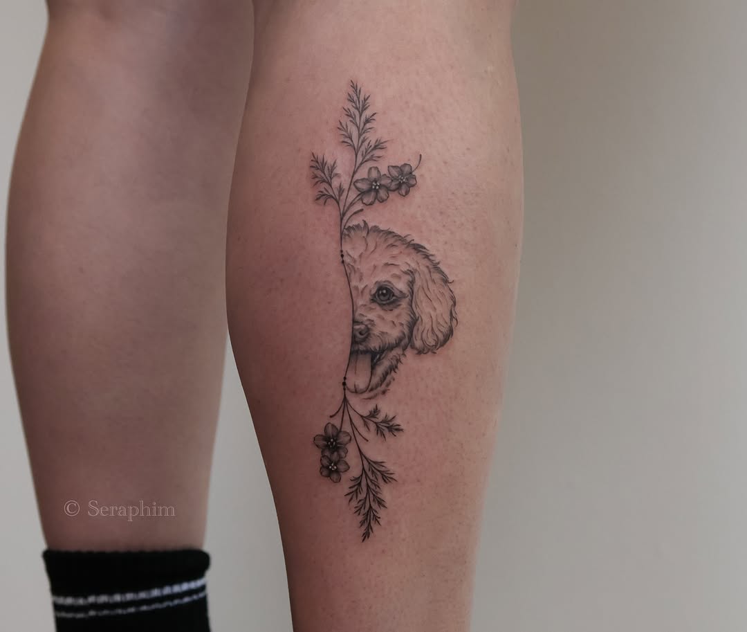 Tattoo by @seraphim.fineline — fine_line, realism