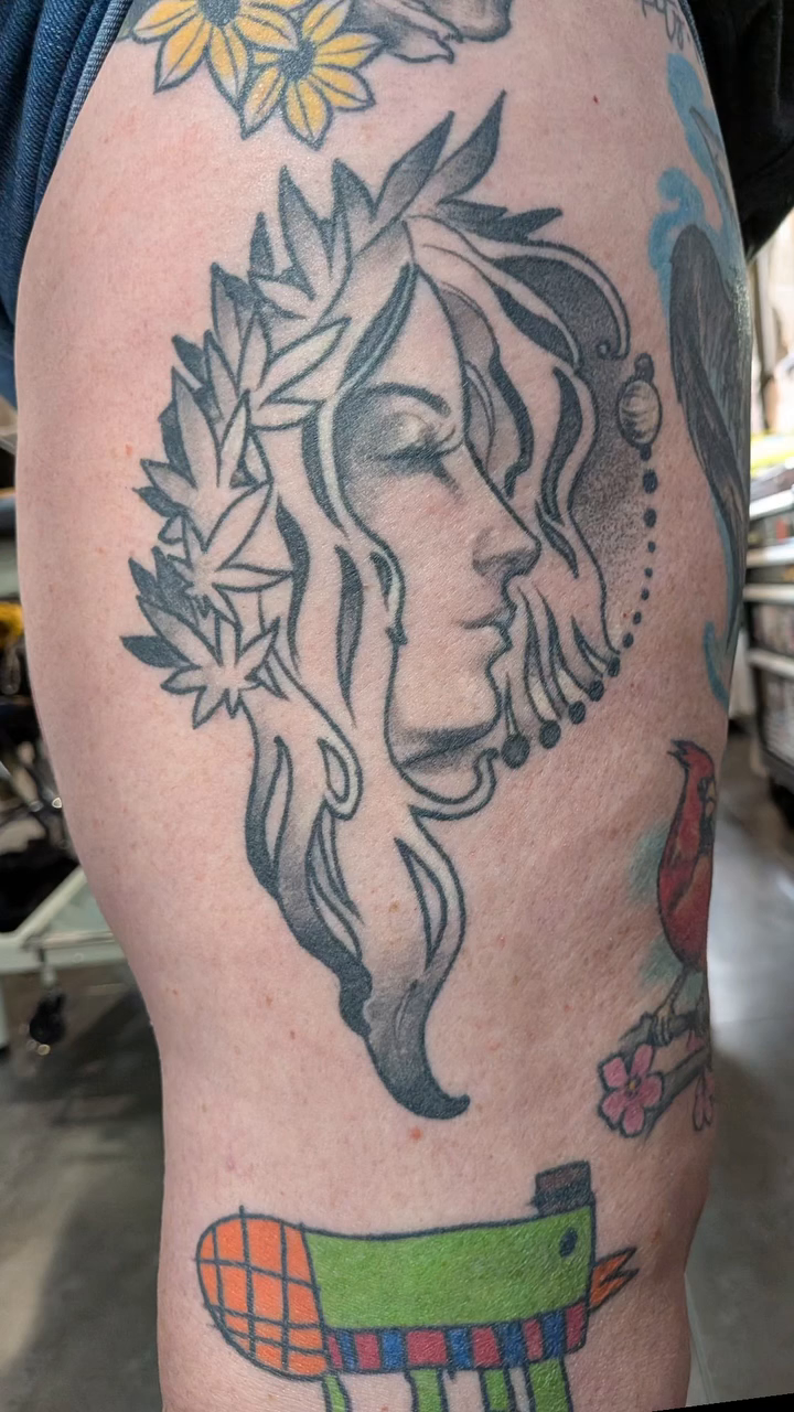 Tattoo by @skrazilla โ black_and_grey