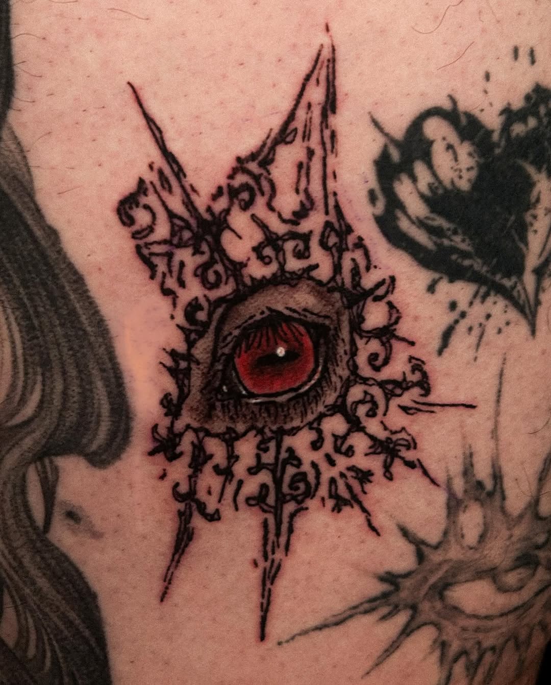 Tattoo by @e.seul.tt โ dark_realism, ornamental