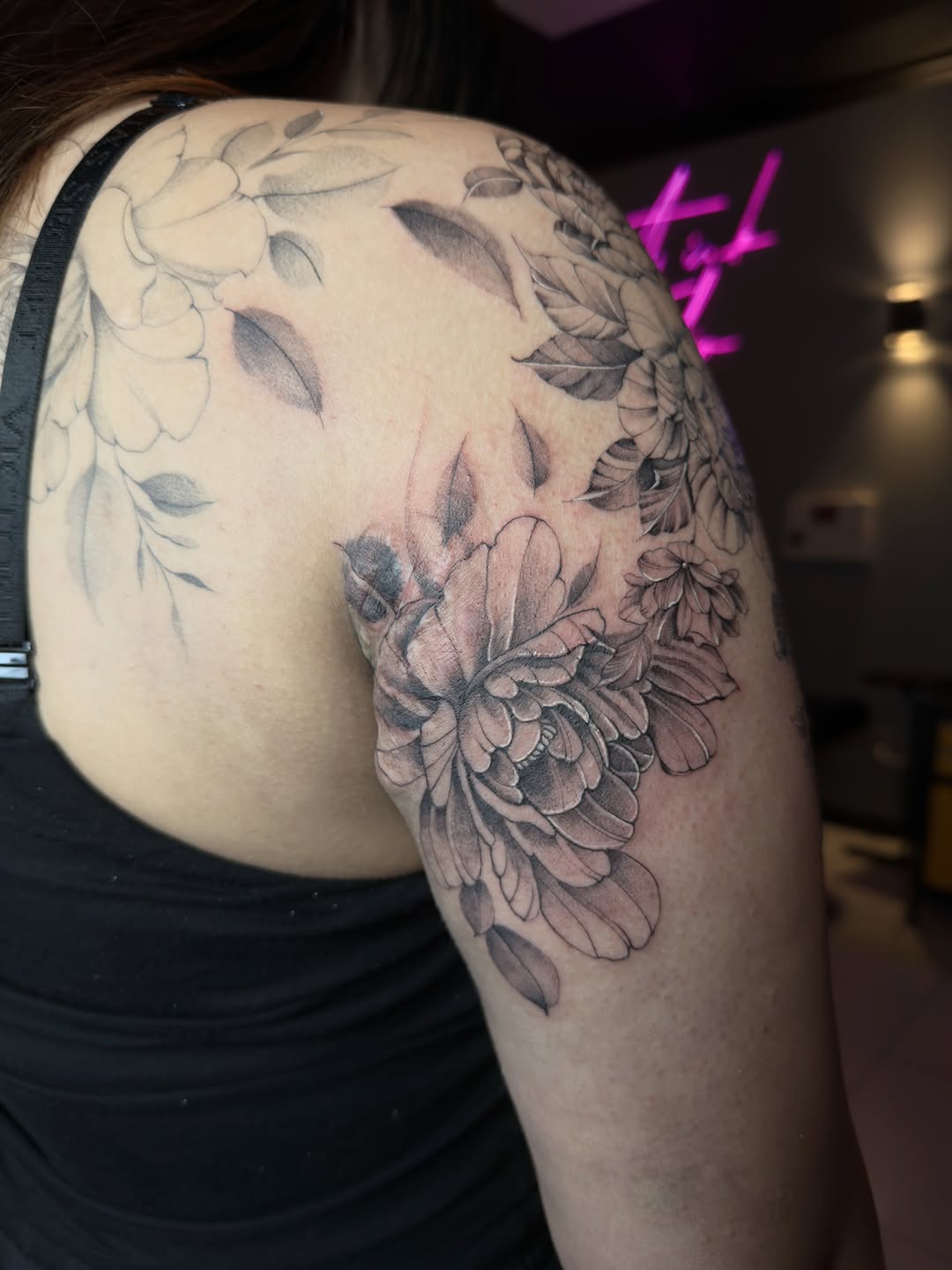 Tattoo by @vu_tattooer — black_and_grey