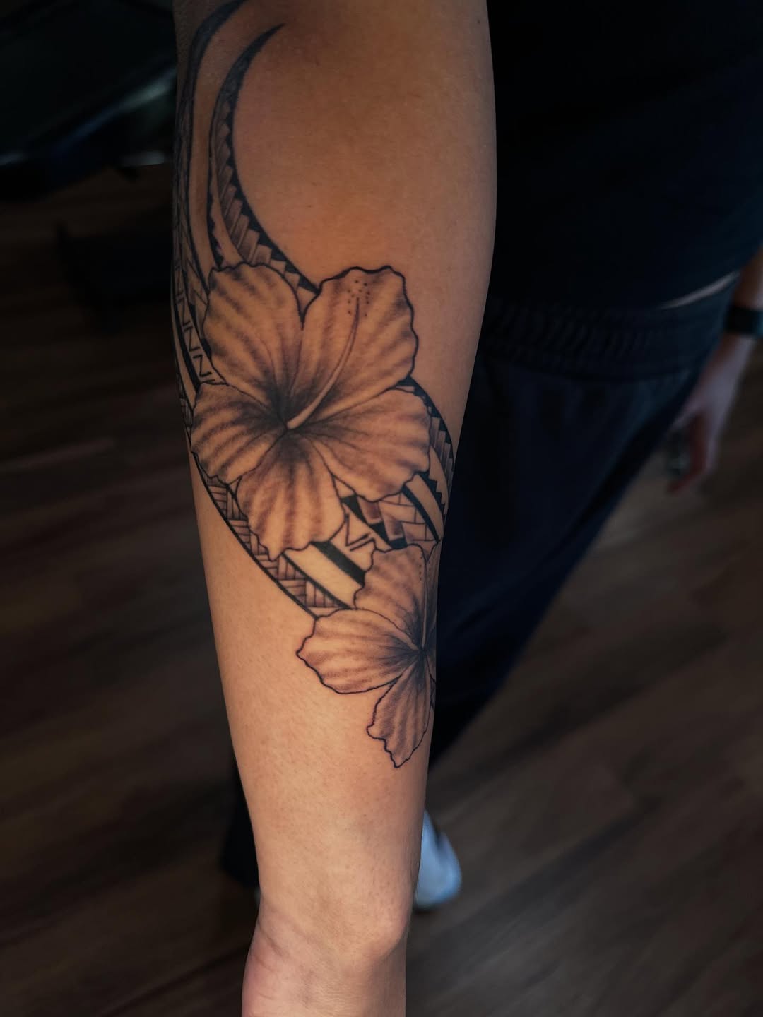 Tattoo by @marioflorestattoo — illustrative, black_and_grey