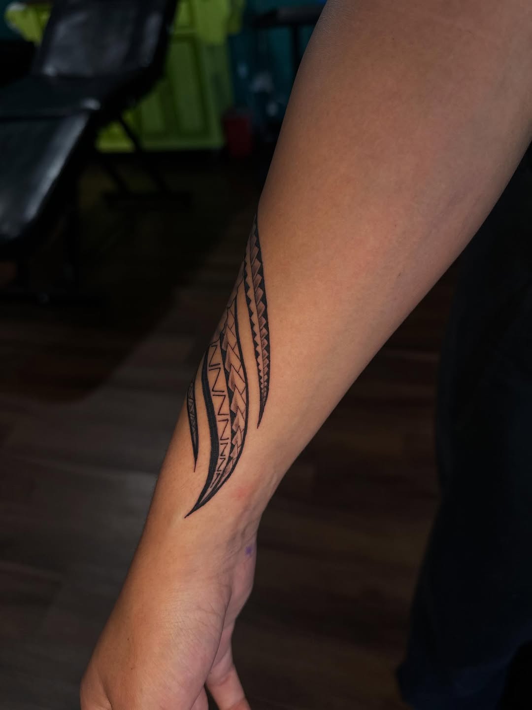 Tattoo by @marioflorestattoo — tribal, geometric