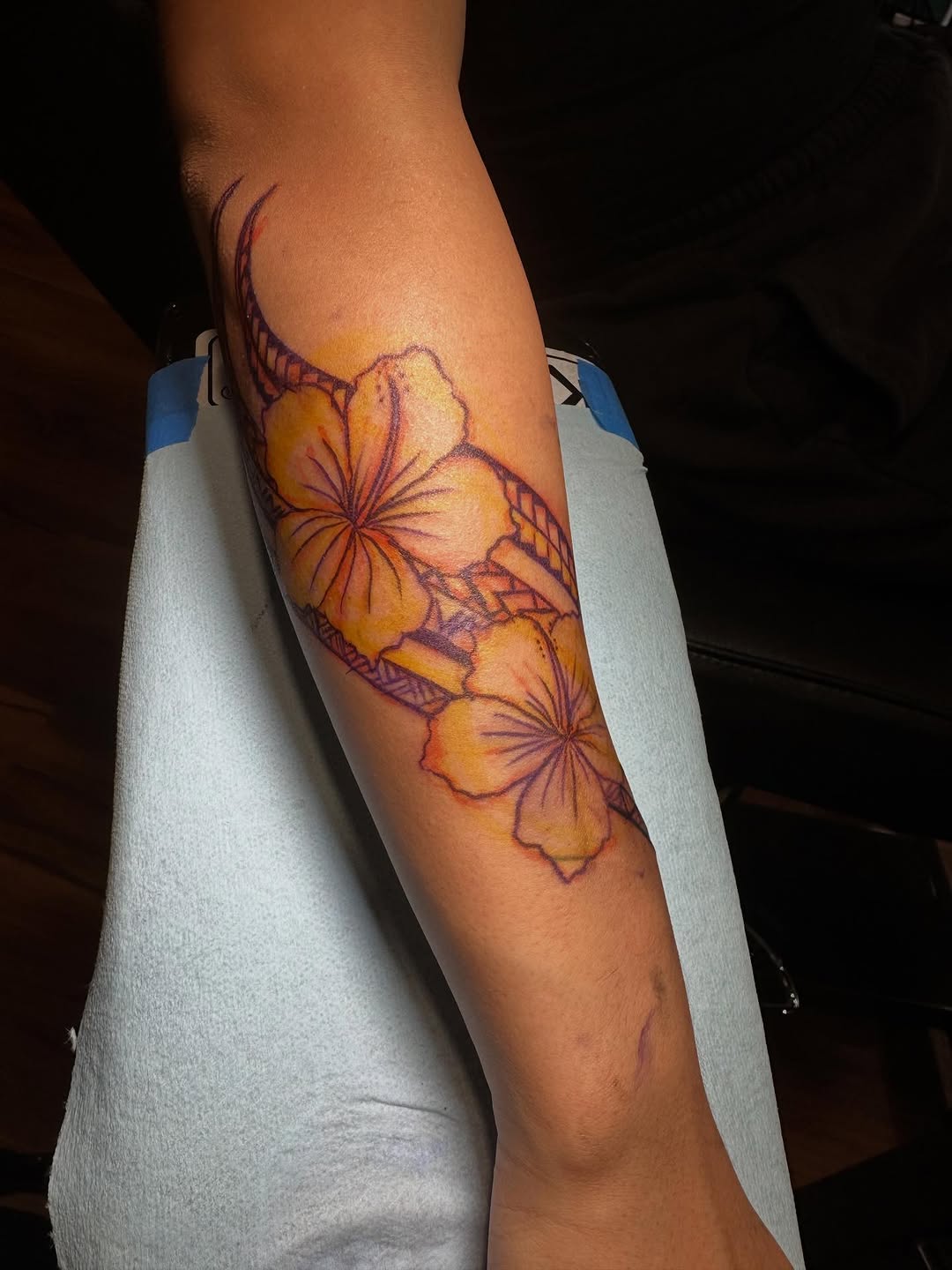 Tattoo by @marioflorestattoo — illustrative, tribal