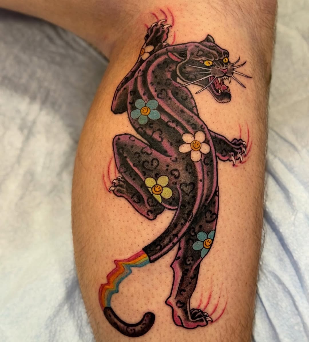 Tattoo by @englikethelang — american_traditional, illustrative