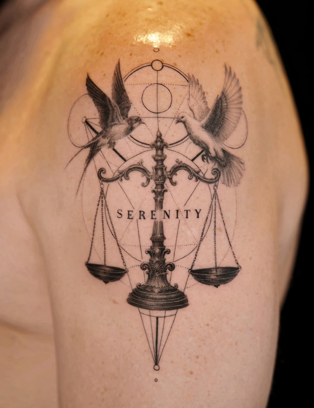 Tattoo by @modoink_reagan — geometric, black_and_grey