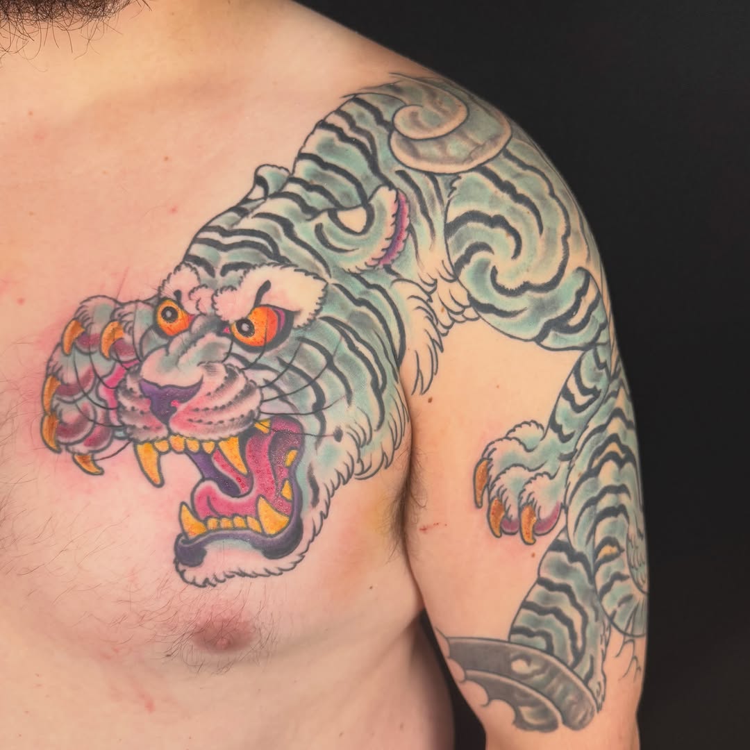 Tattoo by @leifhansentattooer — japanese_irezumi, illustrative
