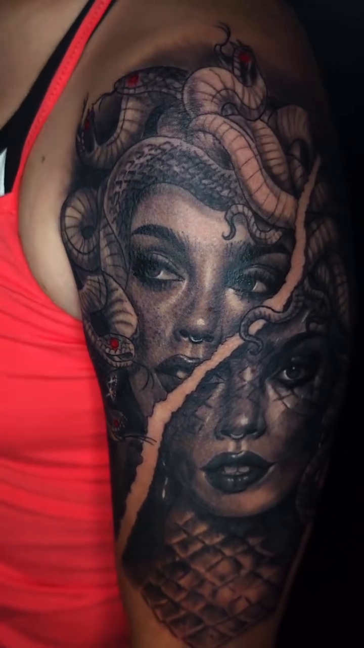 Tattoo by @tattoosbyian_d — realism, dark_realism